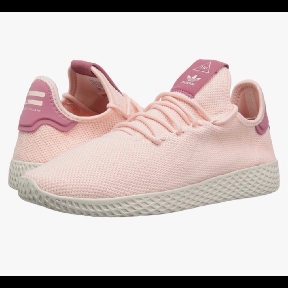 Adidas x Pharrell Tennis Hu pink sneaker